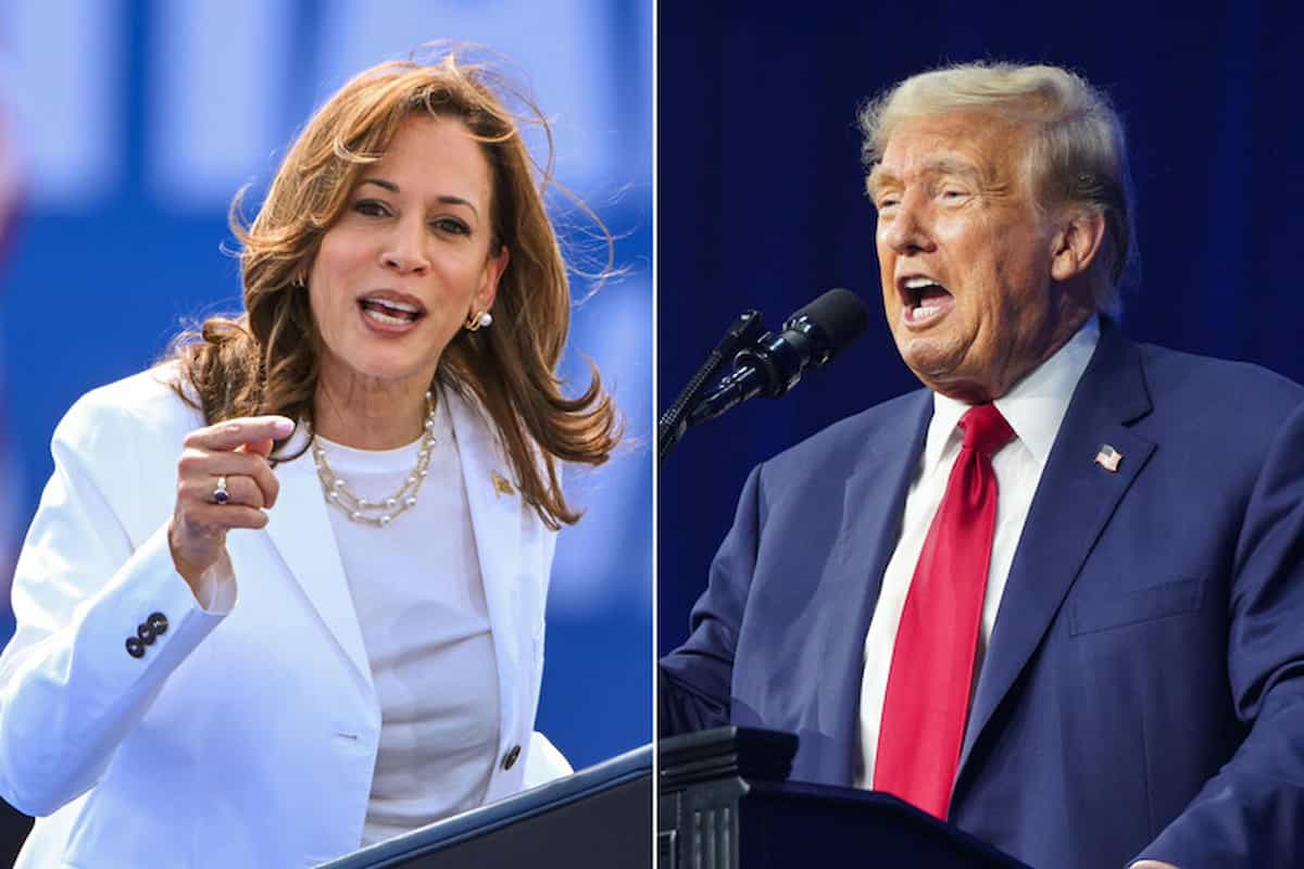 Harris e Trump in acceso dibattito