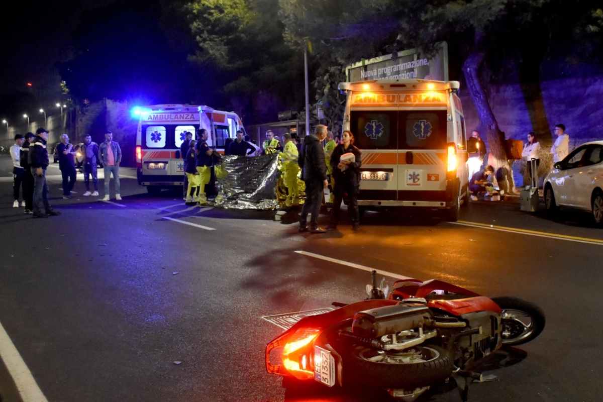 incidente scooter