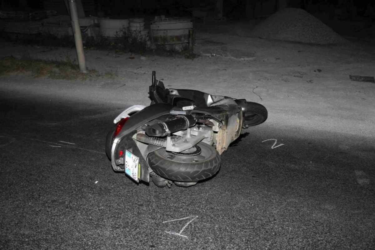 incidente scooter