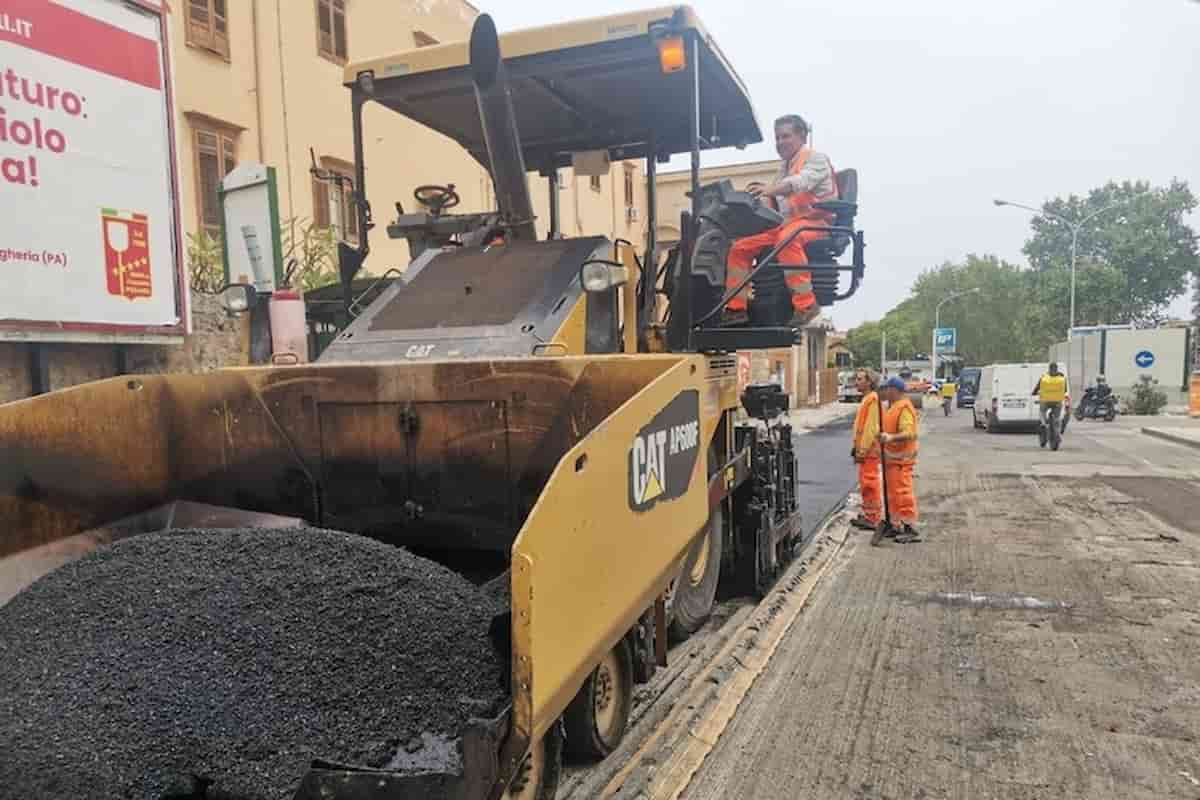 Lavori stradali a Palermo