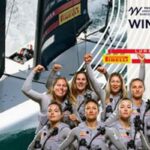 La squadra femminile vincitrice di Luna Rossa