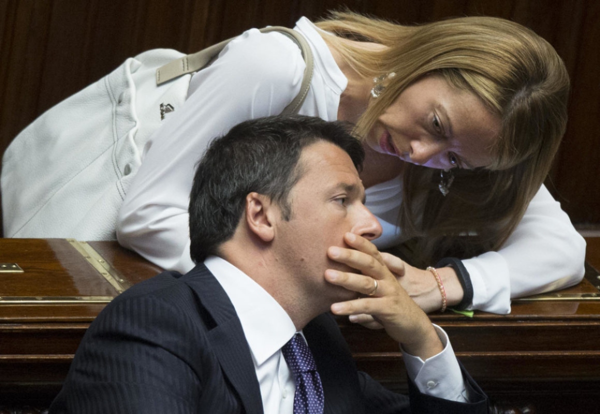 giorgia meloni matteo renzi