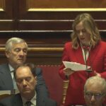 Meloni parla al Senato