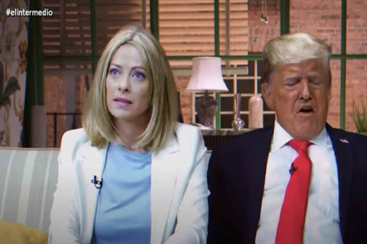 Una finta Meloni e un finto Trump nella parodia dell'ultradestra spagnola