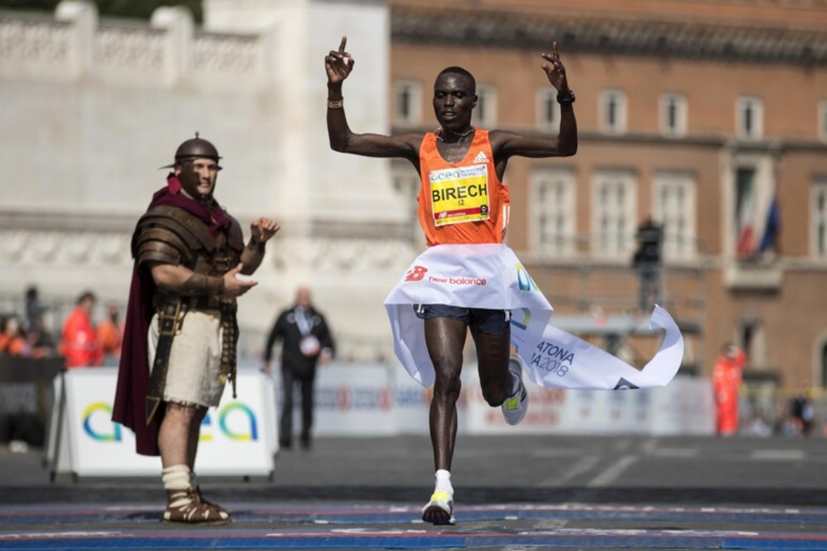 mezza maratna per le strade di roma