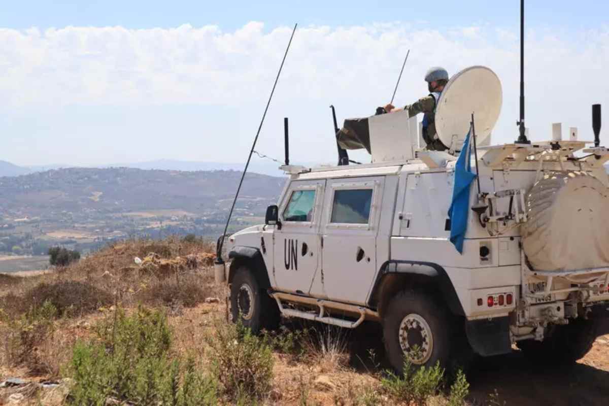 Mezzi dell'Onu in Libano