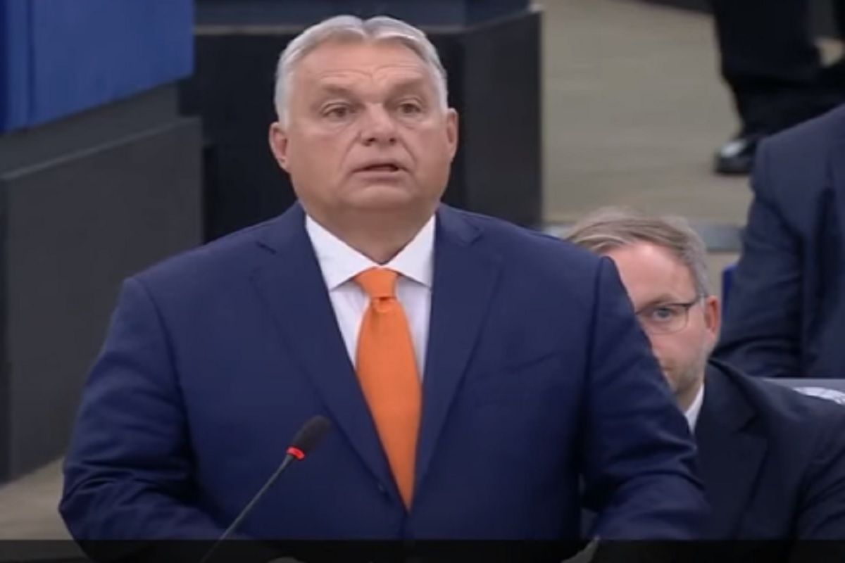 Orban all'Europarlamento