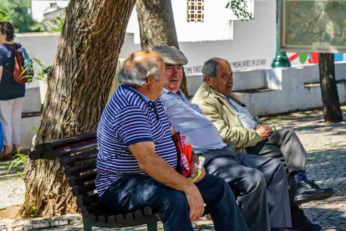 pensionati al parco