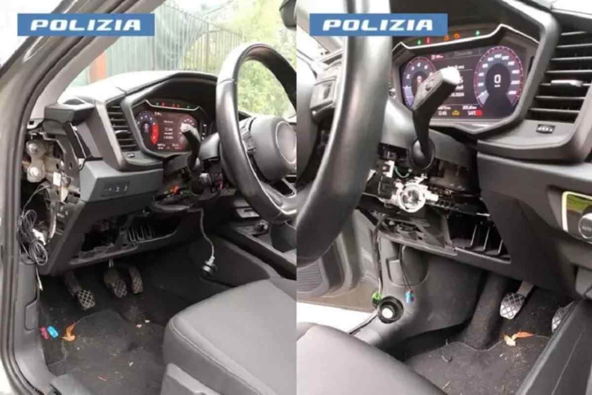 Auto rubata, Polizia arresta i due ladri