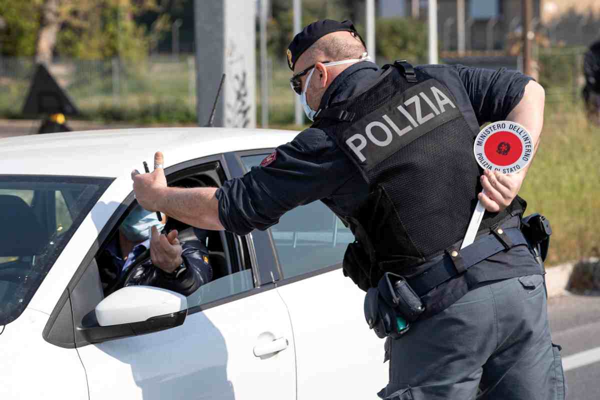 Posto di blocco della polizia