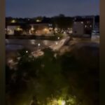 il video del ponte crollato durante l'alluvione a valencia