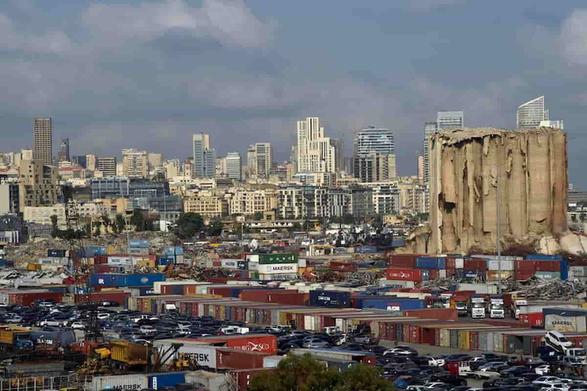 Il porto di Beirut, Libano