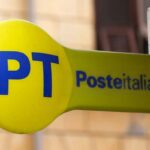 una insegna di poste italiane