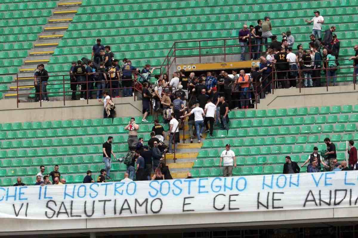 protesta san siro 