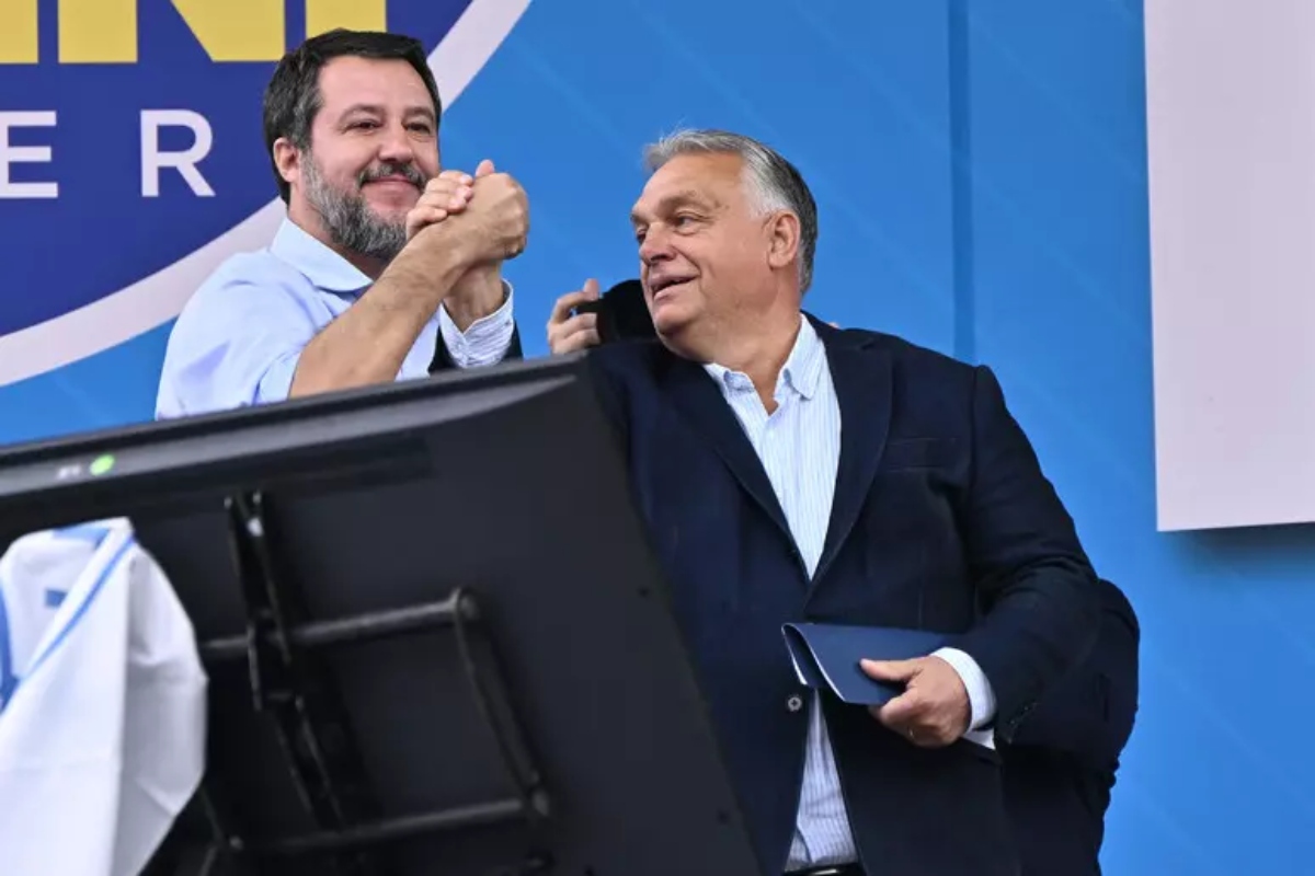 salvini e orban a pontida