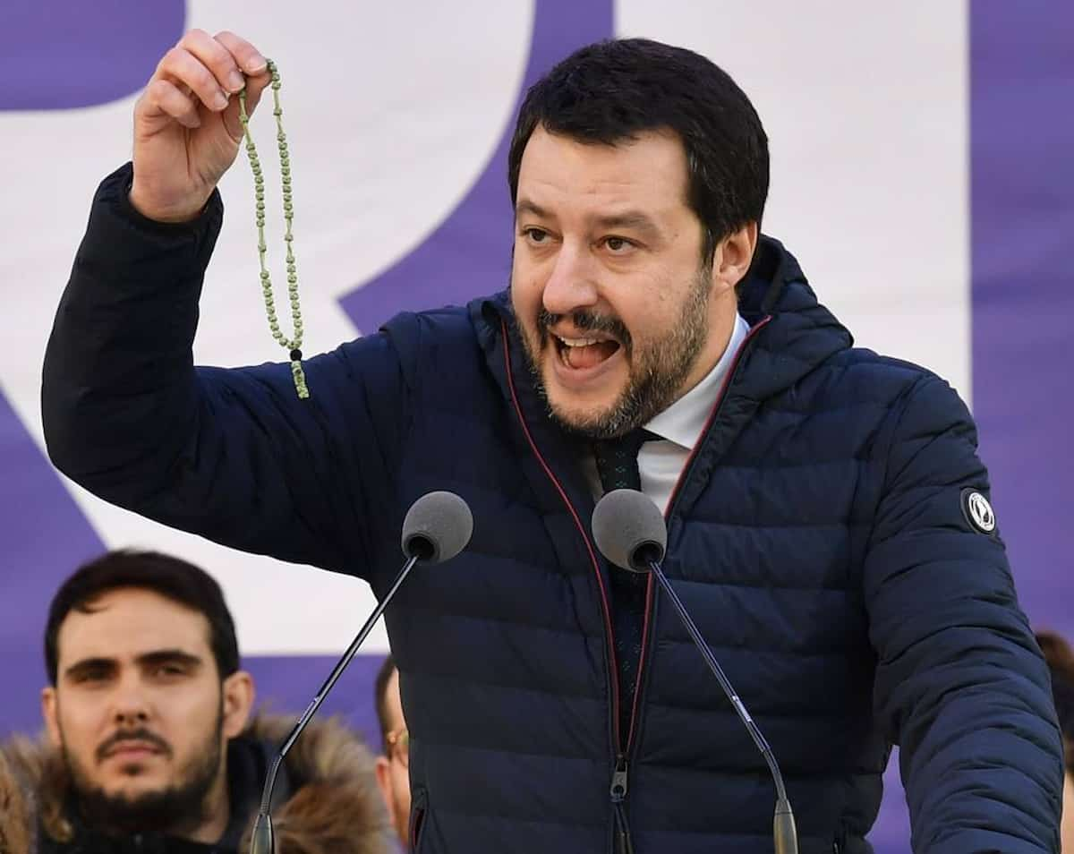 Matteo Salvini contro la immigrazione incontrollata