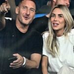 totti e noemi bocchi allo stadio