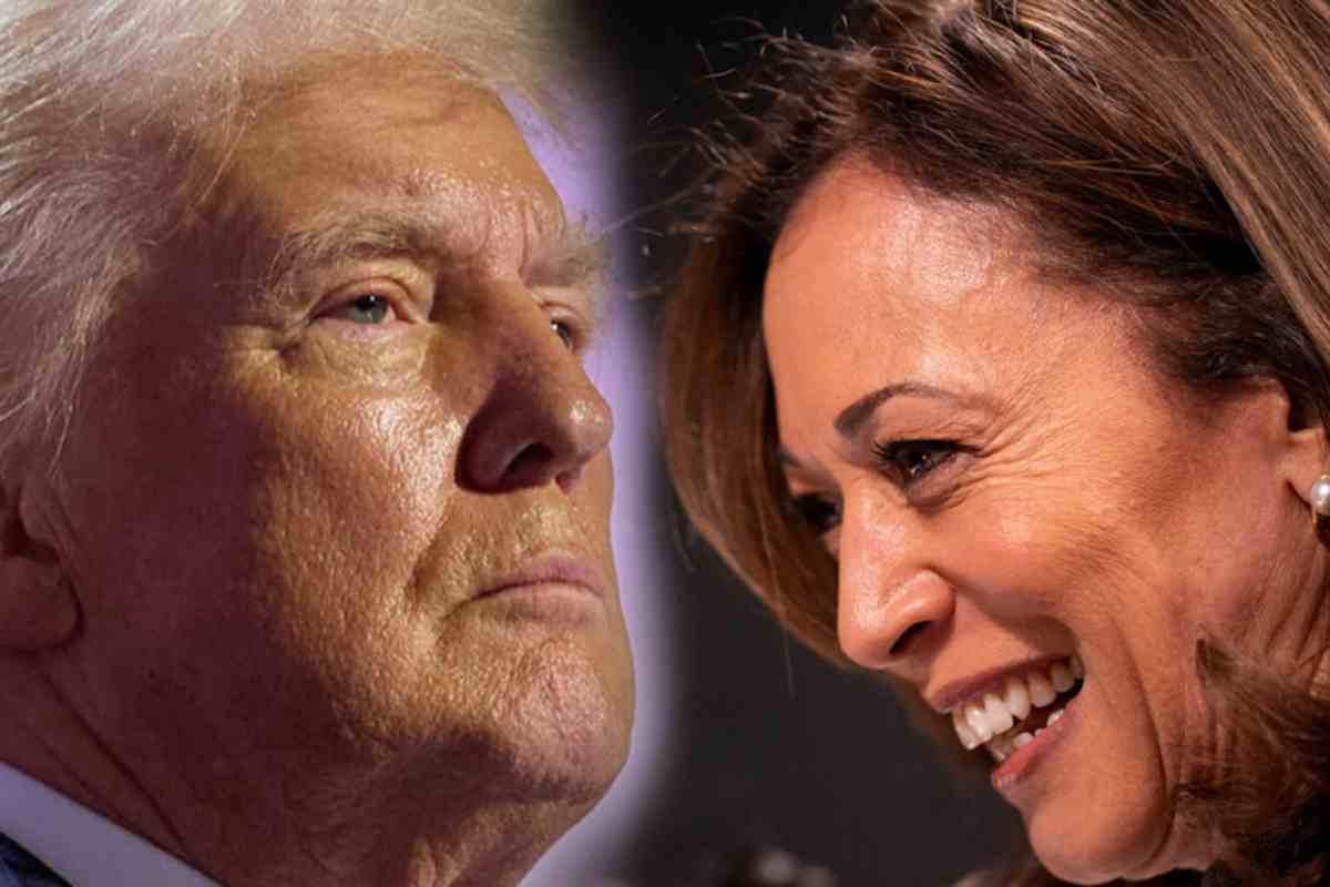 Donald Trump e Kamala Harris