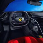 interno della ferrari f80