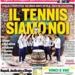 prima pagina corriere dello sport 25 novembre 2024