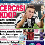 prima pagina corriere dello sport 29 novembre 2024