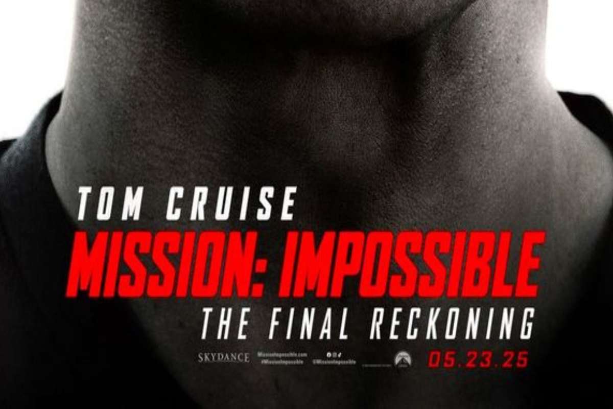 La locandina del film Mission: Impossible - The Final Reckoning, con il titolo in evidenza