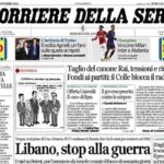 Il Corriere della Sera del 27 novembre