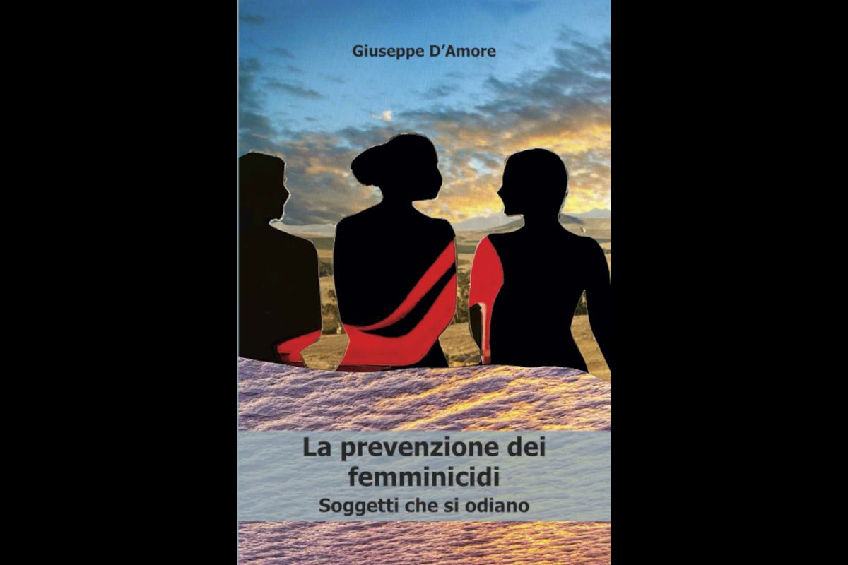 La copertina del libro conla silouette di tre donne sedute e una scarpa rossa