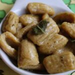 Gnocchi di castagne in una ciotola