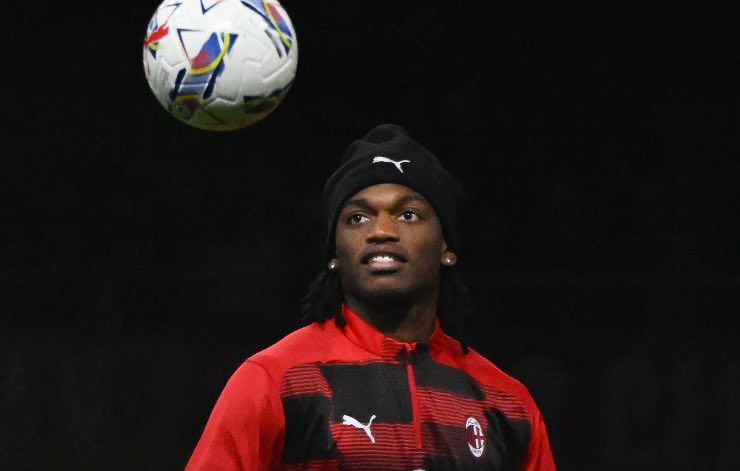 Leao durante il riscaldamento 