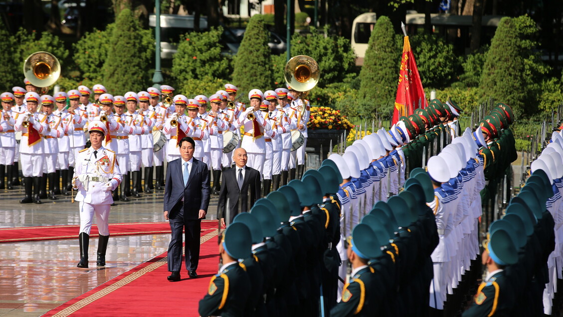 Luong Cuong col re di Cambogia Norodom Sihamoni