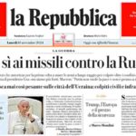 La Repubblica del 18 novembre