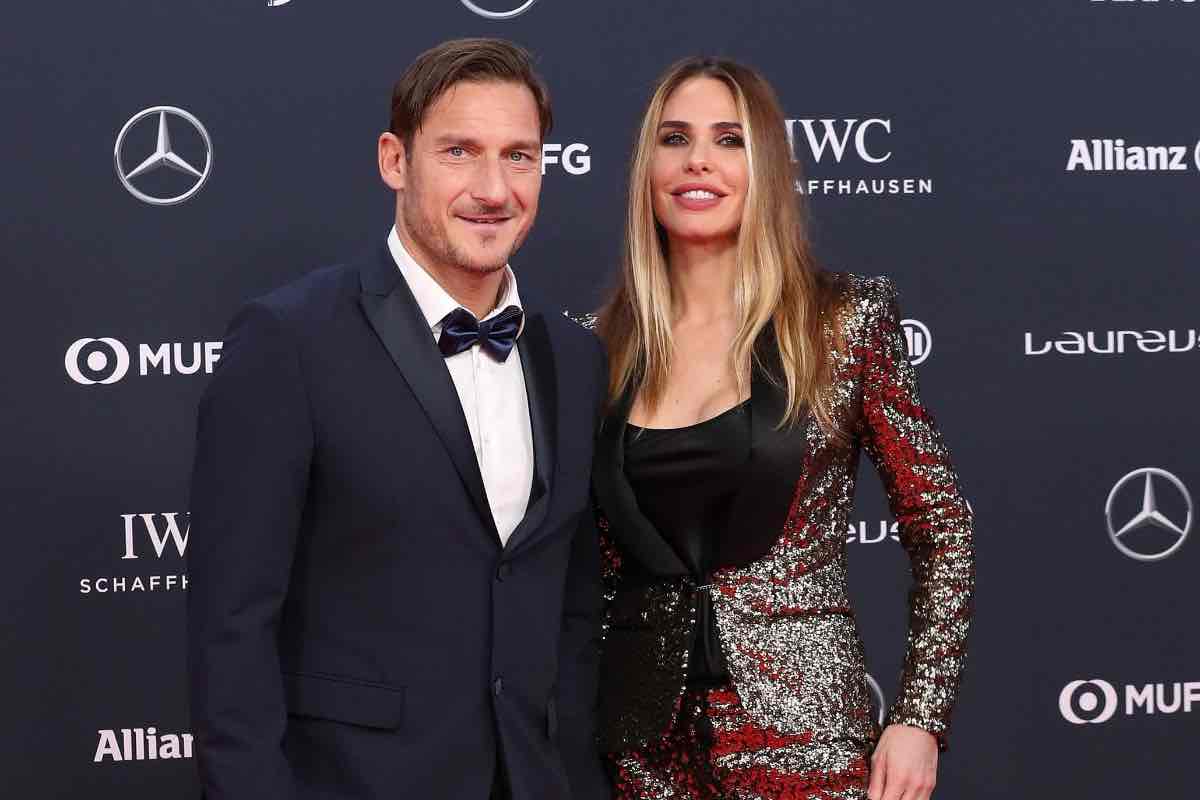 Totti e Ilary Blasi insieme ad un evento