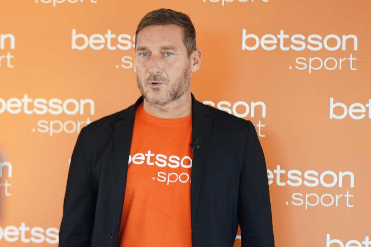 Francesco Totti ad un evento