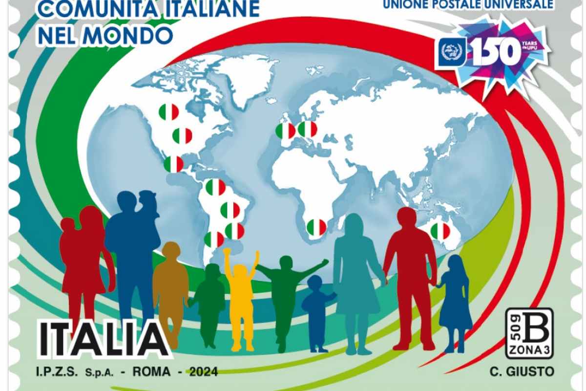 francobollo comunità italiane nel mondo