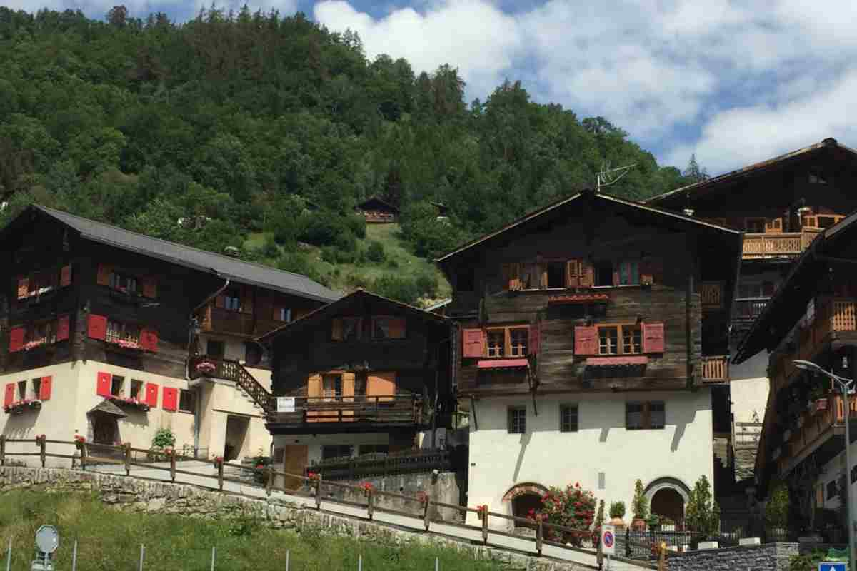 Vissoie nel Canton Vallese