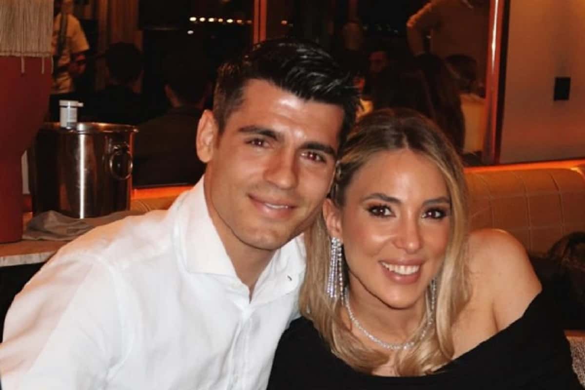 morata e alice campello sorridenti