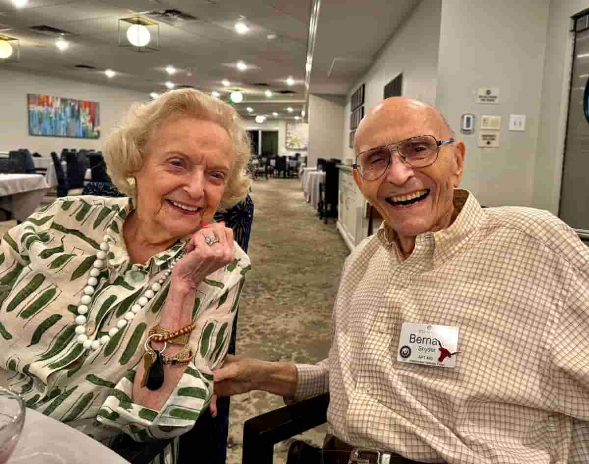 Jo Cartwright e Bernard Snyder, rispettivamente di 96 e 98 anni