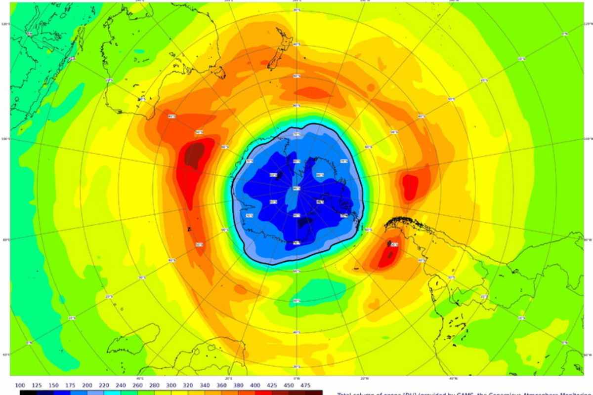 immagini del buco dell'ozono
