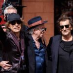 Mick Jagger, Keith Richards e Ronnie Wood, i membri dei Rolling Stones