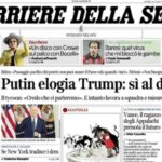 prima pagina corriere 8 11 2024