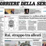 Il Corriere della Sera del 28 novembre