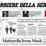 Il Corriere della Sera del 14 novembre