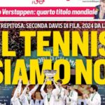 la prima pagina del corriere dello sport di oggi 25 novembre 2024