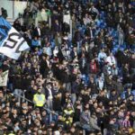 una foto dei tifosi della lazio in curva nord