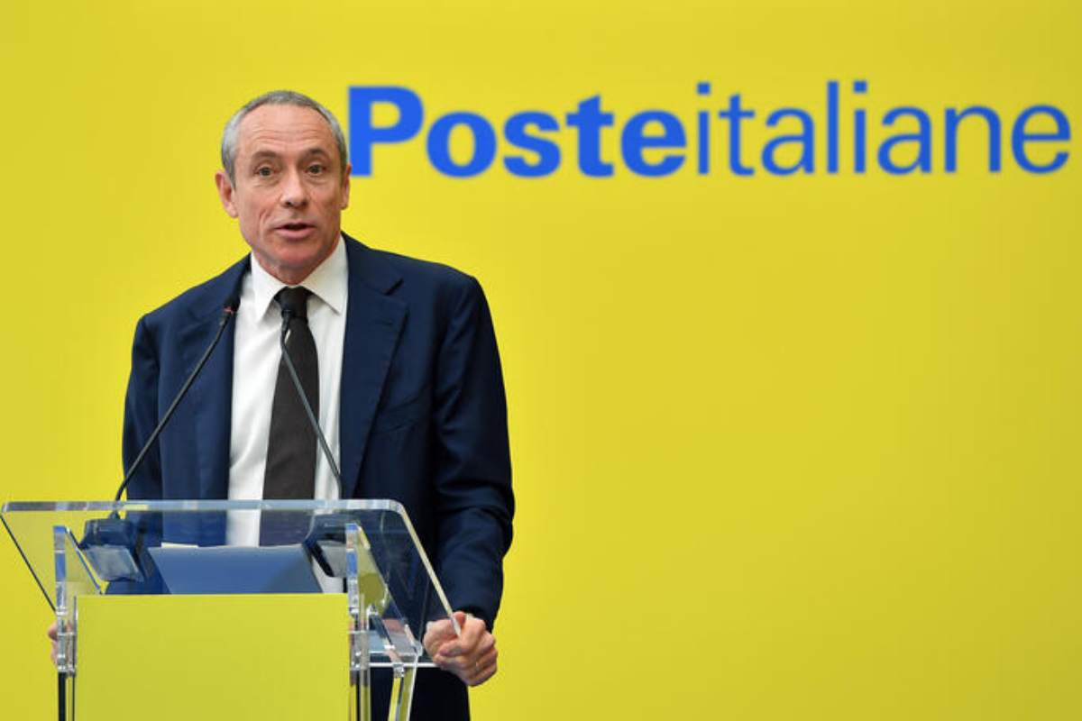 del fante ad poste italiane durante una conferenza