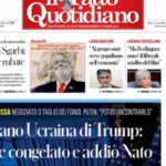 prima pagina fatto quotidiano 8 11 2024