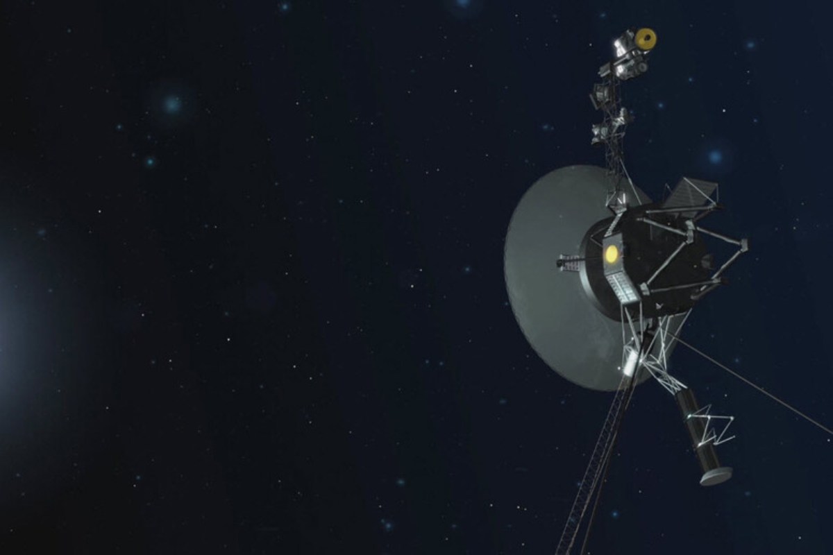 La sonda Voyager 2 nello spazio