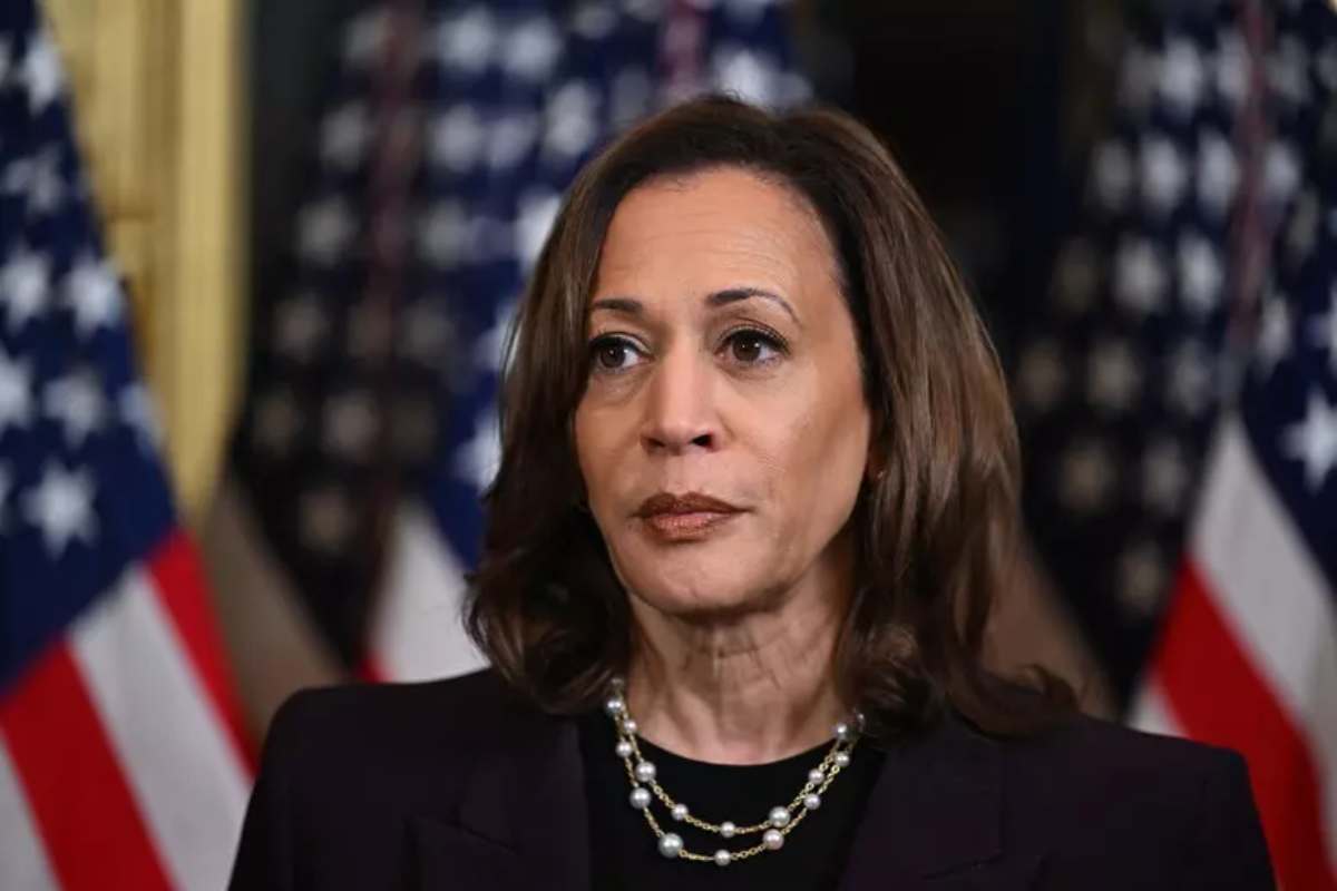 La candidata alla presidenza degli Usa Kamala Harris