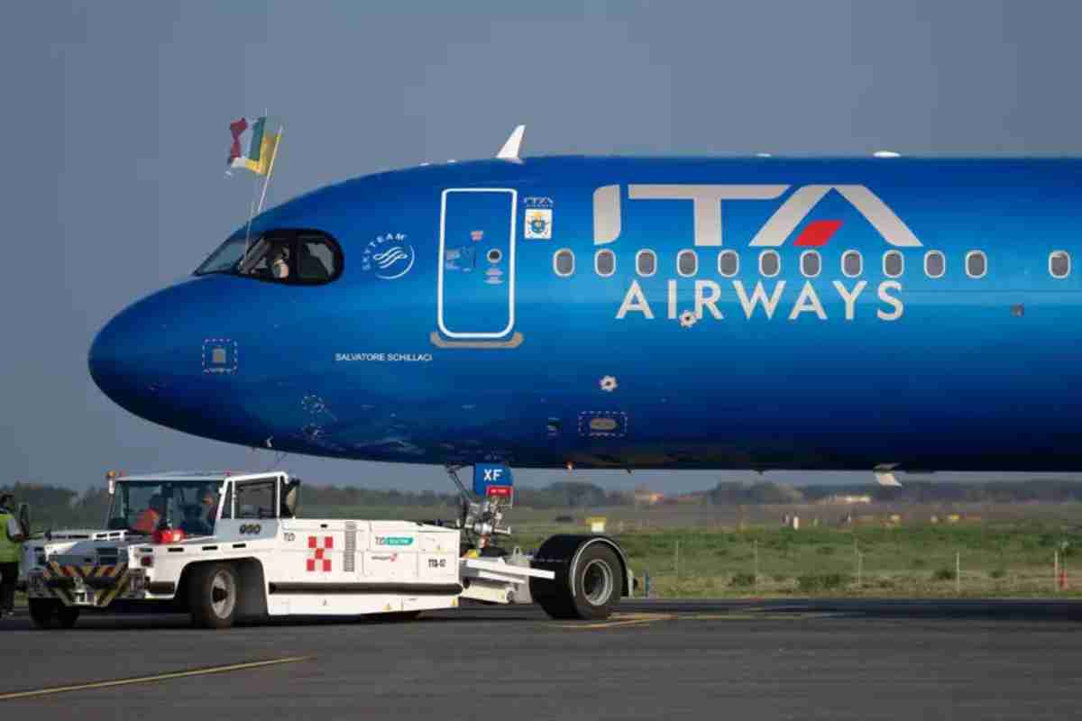 Un aereo di Ita Airways